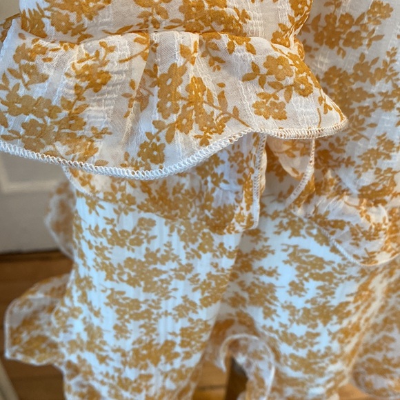 Saints + Secrets Floral Ruffled Mini Dress, Size S - Picture 14 of 16
